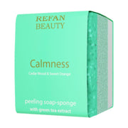 Calmness - Peeling Esponja Jabón Glicerina - Glycerin Soap Sponge Peeling - Refan - Baño - Tienda Online Cosmética Natural Orgánica Bio Islas Canarias - Online Shop Store Organic Natural Cosmetics Bio Canary Islands - Cosmetics Tenerife